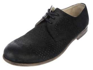 Dolce & Gabbana Perforated Suede Derby Shoes Perforated Suede Derby Shoes