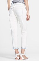 Thumbnail for your product : Current/Elliott 'The Fling' Rolled Jeans (White Wash)