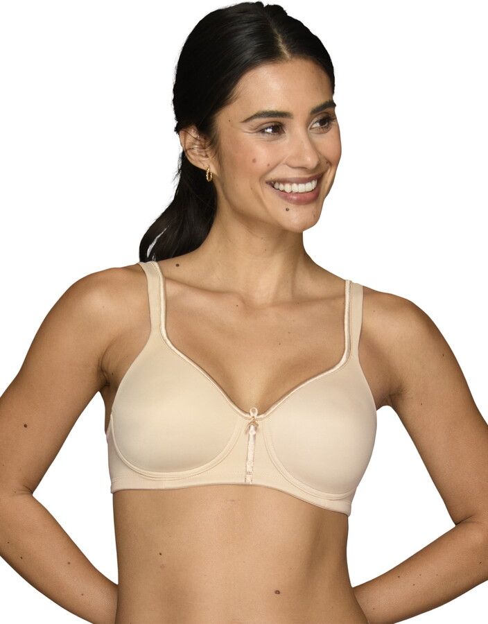 Vanity Fair Lingerie Women’s Body Caress 2-Way Convertible Straps Full Coverage Wireless Bra, Style 75335