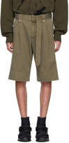 Thumbnail for your product : J.W.Anderson Khaki Washed Belted Shorts