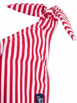 Thumbnail for your product : Mc2 Saint Barth Kids TEEN bow-detail striped bikini