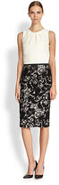 Thumbnail for your product : Carolina Herrera Lace-Skirt Dress