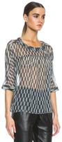 Thumbnail for your product : Etoile Isabel Marant Zian Silk Top in Black