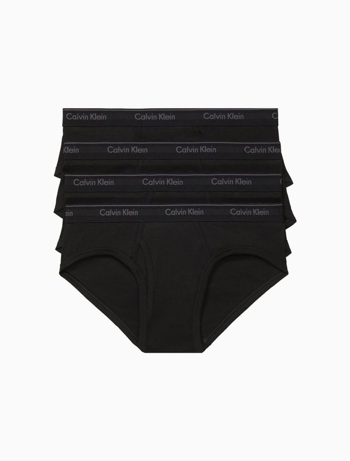 Calvin Klein Underwear 4 Pack Cotton Classic Briefs | Shop the world's  largest collection of fashion | ShopStyle
