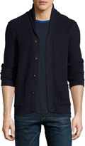 Thumbnail for your product : Rag & Bone Avery Shawl-Collar Textured Cardigan, Navy
