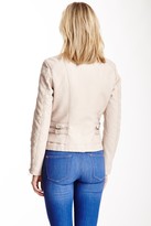 Thumbnail for your product : Kenneth Cole New York Faux Leather Quilted Moto Jacket