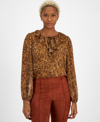 macys long sleeve blouses