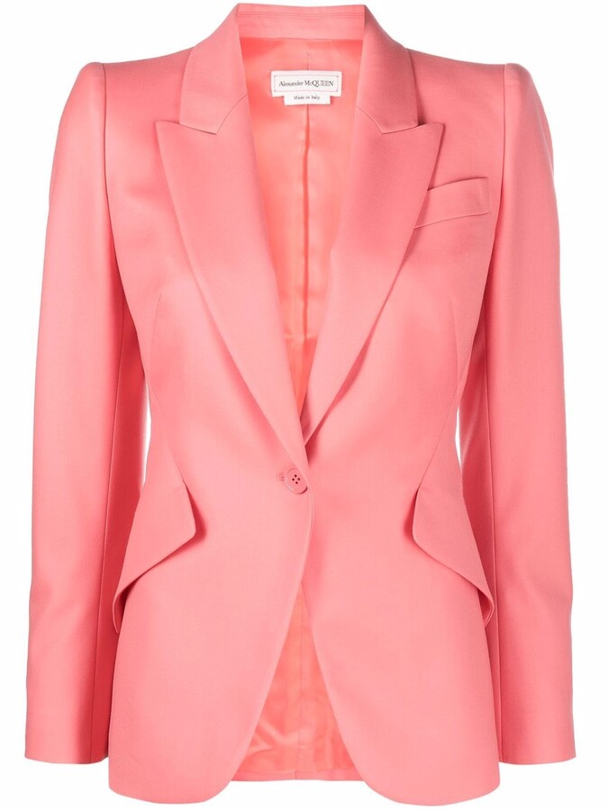 Coral Pink Jacket | Shop the world's largest collection of fashion 