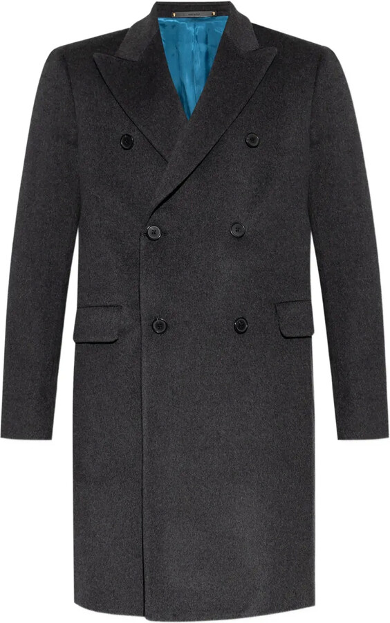 Paul Smith Double-Breasted Wool Coat