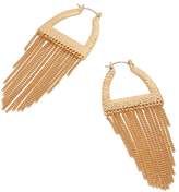 Thumbnail for your product : Forever 21 Fringed Geo Drop Earrings