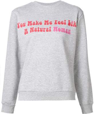 Natasha Zinko 'Natural Woman' print sweatshirt