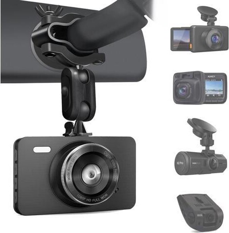 FANTEC S80 Dash Cam mount, Dash Cam Mirror Mount Holder with 16pcs Joints for Rove APEMAN CHORTAU Roav Nexar YI Z-Edge Old Shark KDLINKS Crosstour...