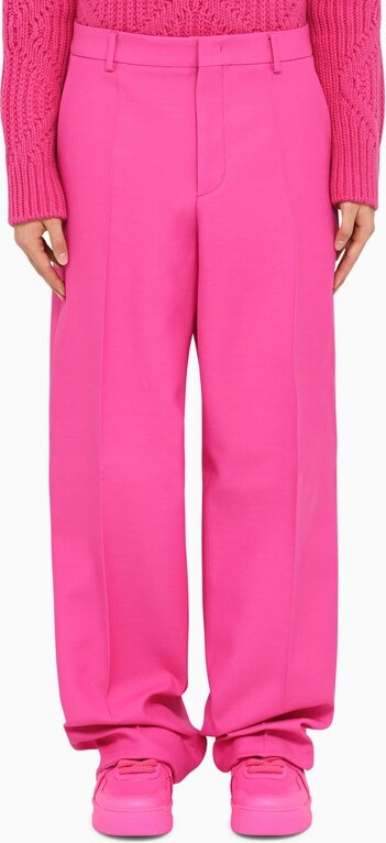 Overfrakke Indflydelse Elegance Valentino PP Pink Crepe Couture pants - ShopStyle Trousers