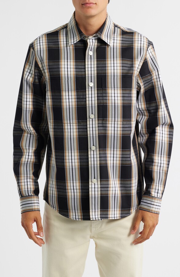 HUGO BOSS Owen Plaid Button-Up Shirt
