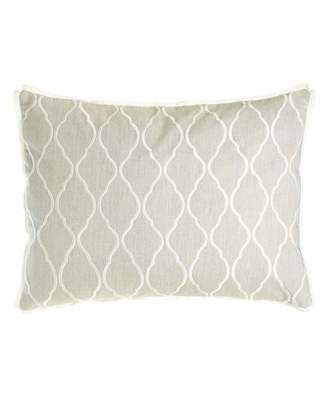 Vera Wang Embroidered Ogee Pillow, 15" x 20"