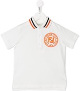 Thumbnail for your product : Fendi Kids Logo Print Polo Shirt