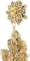 Thumbnail for your product : Swarovski Bijoux Heart Gold-plated crystal drop earrings