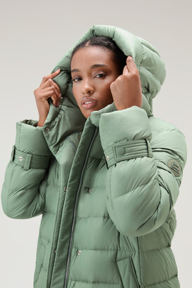 ジャケット・アウター WOOLRICH ELLIS LONG JACKET Woolrich Microfiber Ellis Trench Coat with Detachable Hood