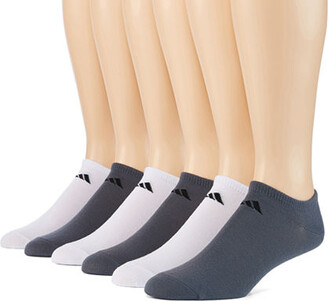 adidas Superlite 6 Pair No Show Socks Mens