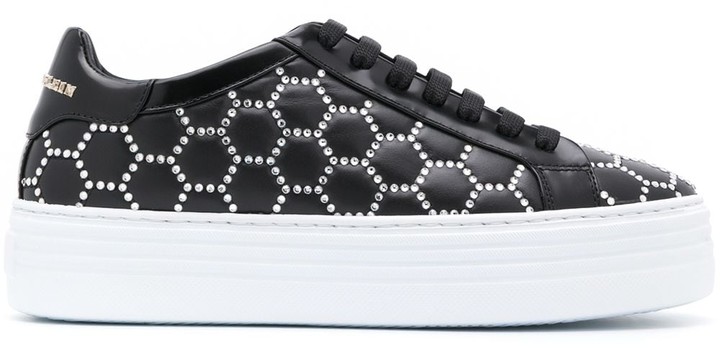 embellished platform sneakers