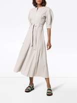 Thumbnail for your product : Ten Pieces X Rude puff sleeve midi dress