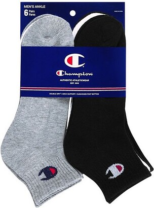 Champion Men's 6-pack Basic Performance Quarter Socks