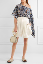 Thumbnail for your product : Chloé Cotton And Linen-blend Shorts - White