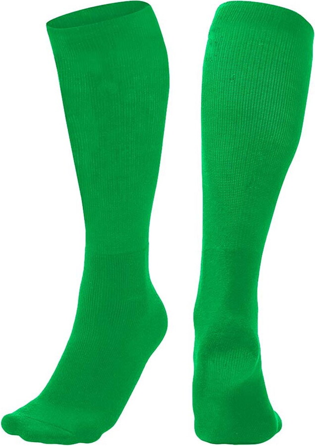 Champro Multi-Sport Athletic Socks, 1 Pair, Small, Neon Green