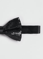Thumbnail for your product : Topman Black Sequin Bow tie