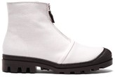 Thumbnail for your product : Loewe Zip-up Linen Boots - White