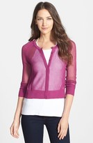 Thumbnail for your product : Eileen Fisher Lattice Knit Cardigan (Regular & Petite)