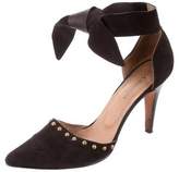 Thumbnail for your product : Ulla Johnson Suede Pointed-Toe Pumps