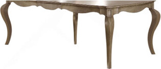 Bloomsbury Market Exquisite Antique Taupe Dining Table For Graceful Dining Experience