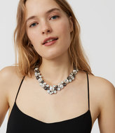 Thumbnail for your product : LOFT Monochrome Crystal Cluster Necklace