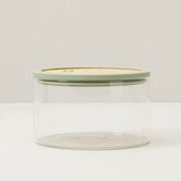 Thumbnail for your product : Oui Large Glass Food Storage Canister With Silicone Lid, Fern