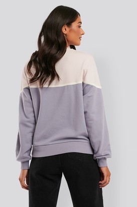 NA-KD Colour Block Sweatshirt