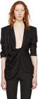 Vests-jacquemus black la veste bahia blazer