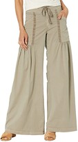 Thumbnail for your product : XCVI Willow Wide Leg Stretch Poplin Pants