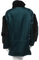 Thumbnail for your product : Jason Wu Fox Fur-Trimmed Parka Coat w/ Tags