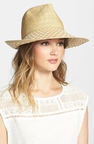 Thumbnail for your product : BCBGMAXAZRIA Geo Woven Panama Hat