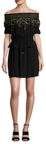 Thumbnail for your product : Rachel Zoe Bethany Embroidered Flared Dress