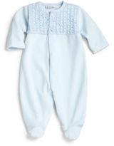 Thumbnail for your product : Kissy Kissy Infant's Crochet & Velour Footie