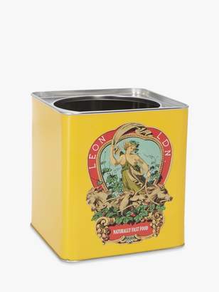 Leon Crest Utensil Pot, Yellow