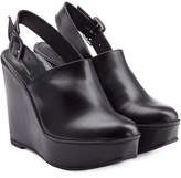 Robert Clergerie Leather Wedges 