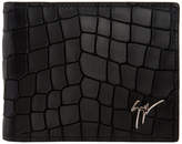 Thumbnail for your product : Giuseppe Zanotti Black Croc-Embossed Zayn Wallet