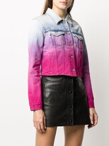 Thumbnail for your product : Off-White Spray Paint-Effect Denim Jacket