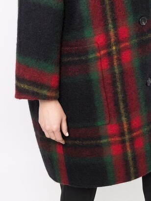 Sofie D'hoore Checked Single-Breasted Wool Coat