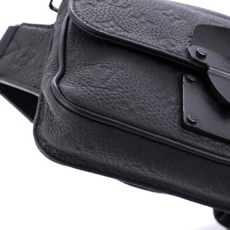 Louis Vuitton, Bags, Louis Vuitton S Lock Sling Bag Monogram Taurillon  Leather Black