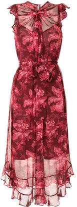 zimmermann red floral dress