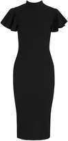 Thumbnail for your product : boohoo NEW Womens High Neck Frill Sleeve Midi Dress in Polyester 5% ELastane